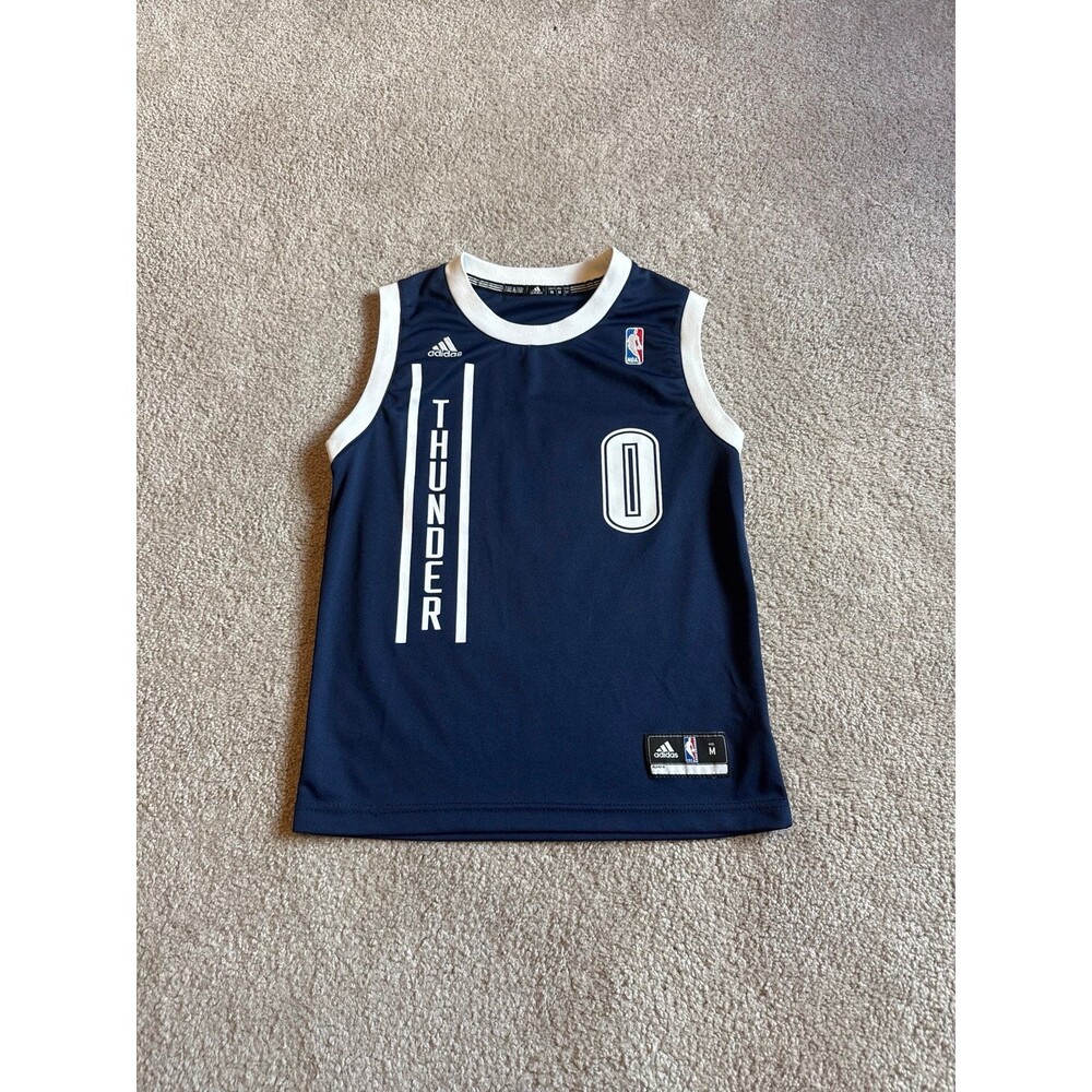 Russell Westbrook Oklahoma City Thunder Youth Adidas NBA Jersey Size Medium